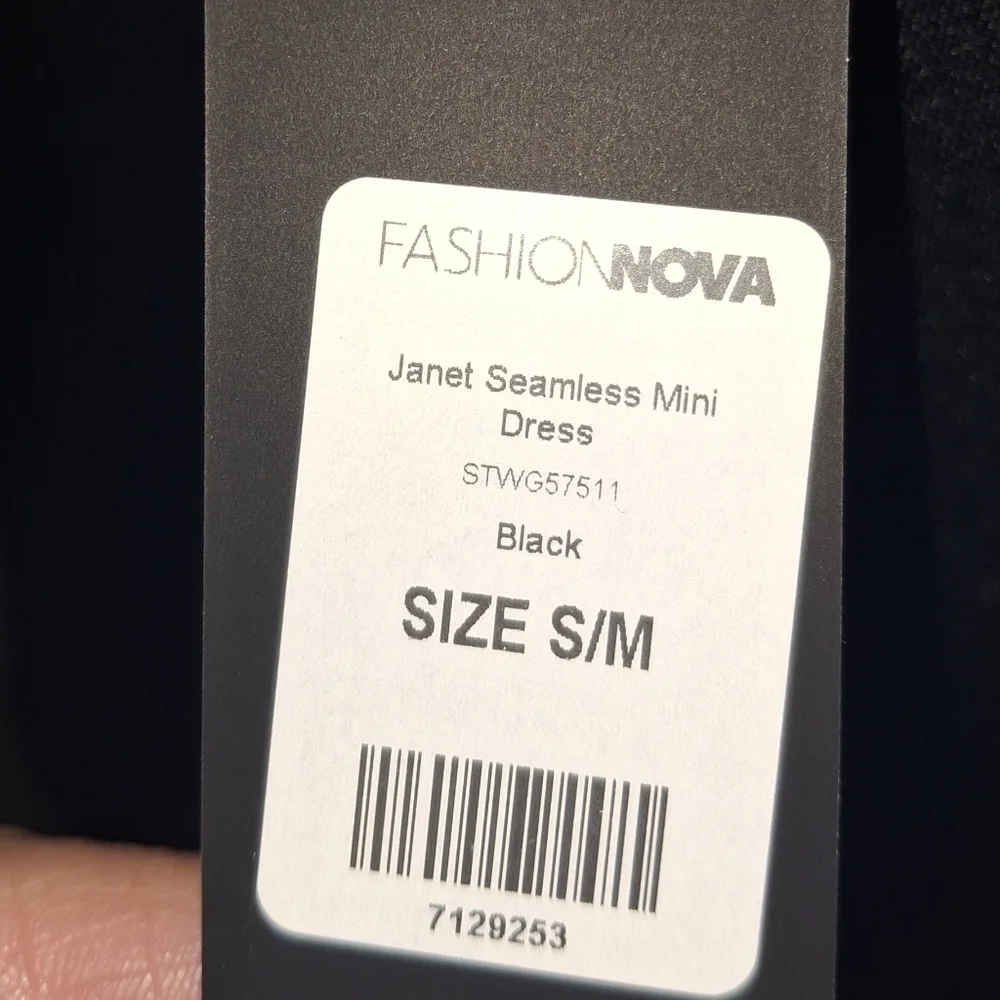 Fashion Nova- Janet Seamless Mini Dress-W Sz S/M - Picture 11 of 11
